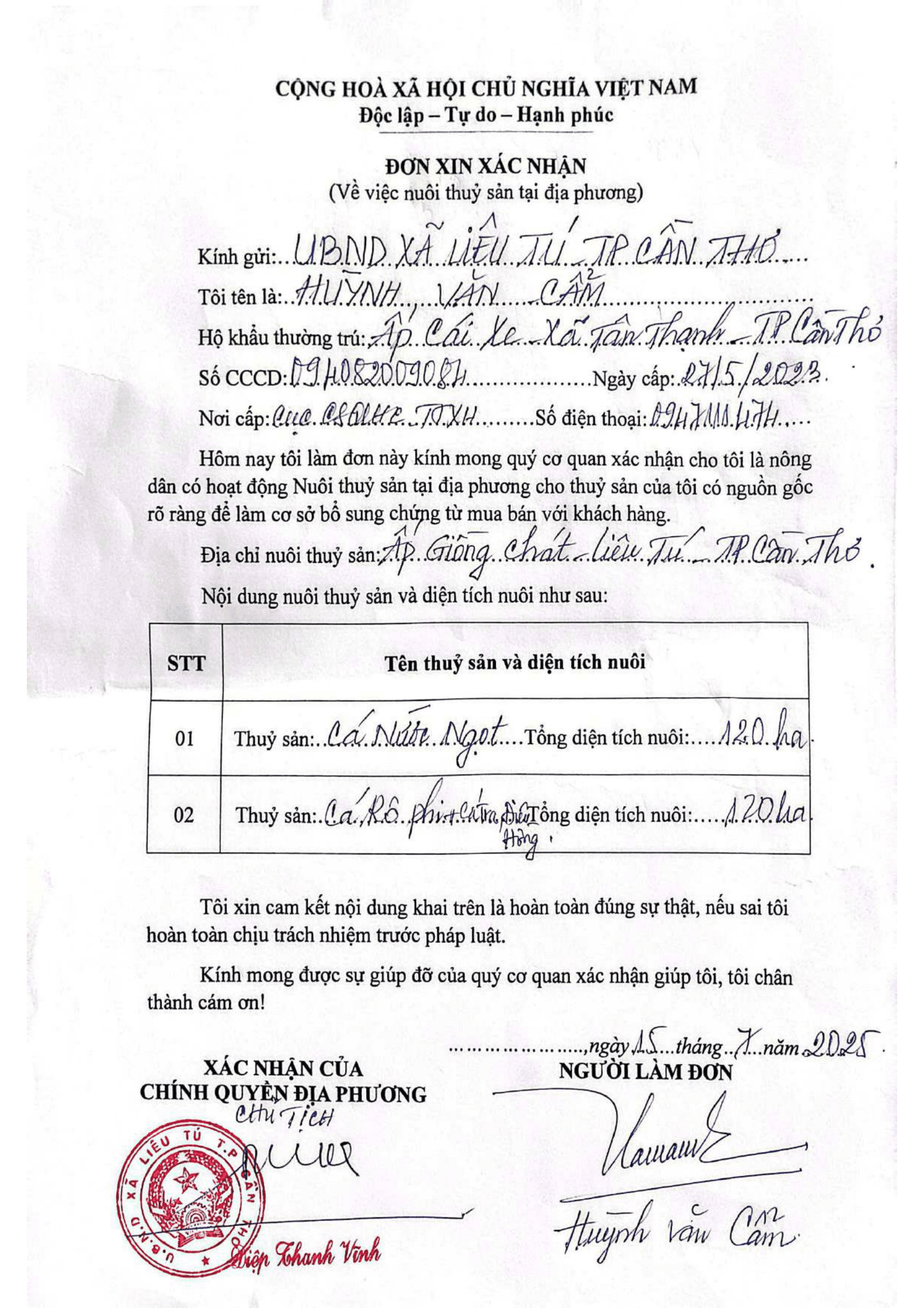 Farming Partnership (Can Tho, Soc Trang)